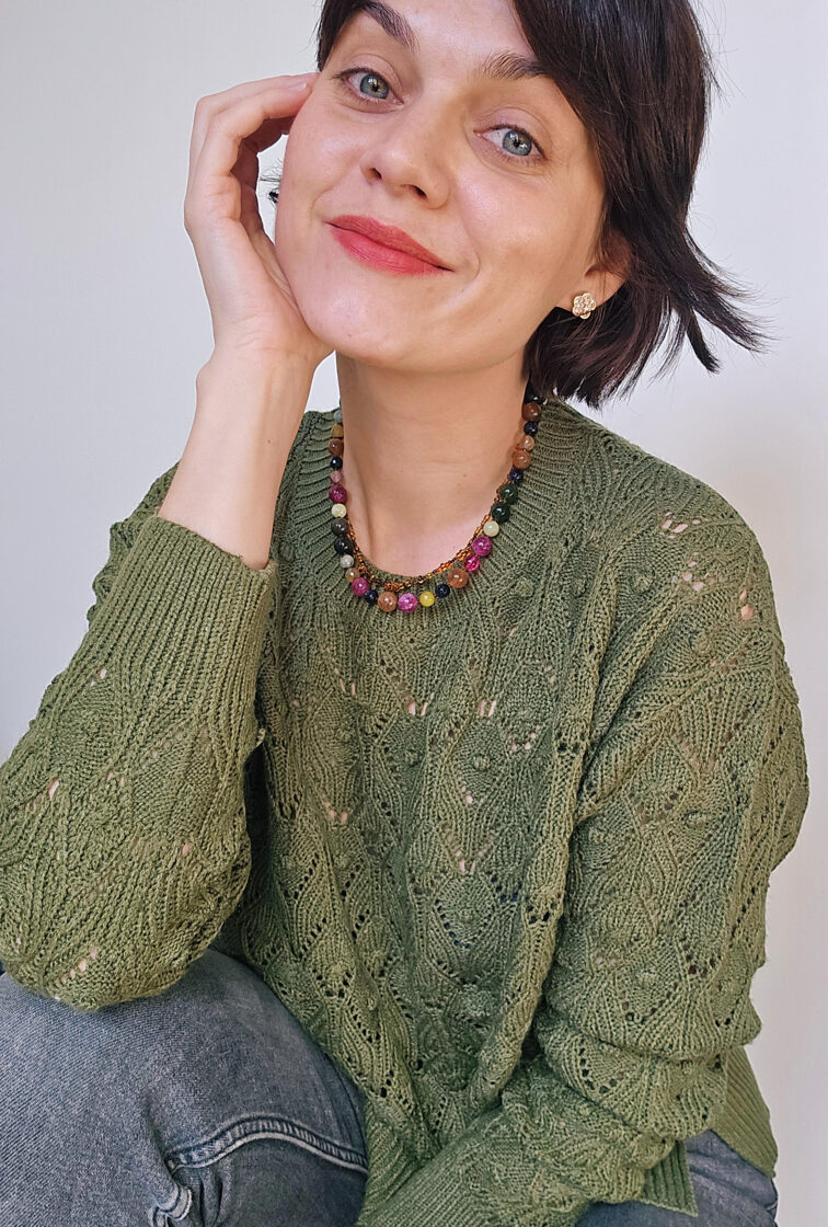 Small accessories creator from Latvia based in Madrid.  In love with jewelry making and knitting